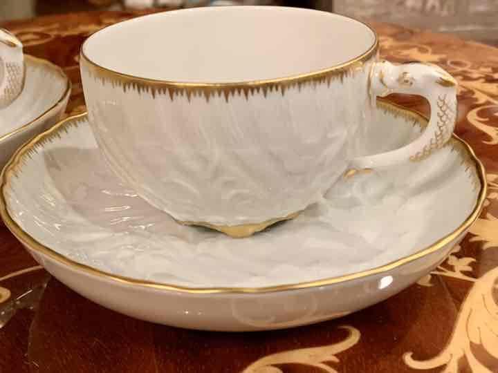 マイセン スワンサービス ゴールドトリム